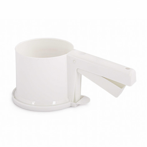 Сито пластиковое 22,3х11,7х9,5 см для муки ручка белый Альтернатива