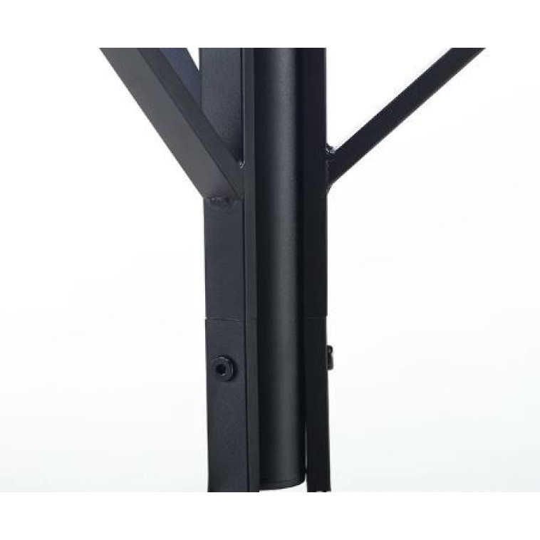 Cнимок Вешалка металлическая напольная 45*45*180 см полка для сумок черный Гора Baizheng