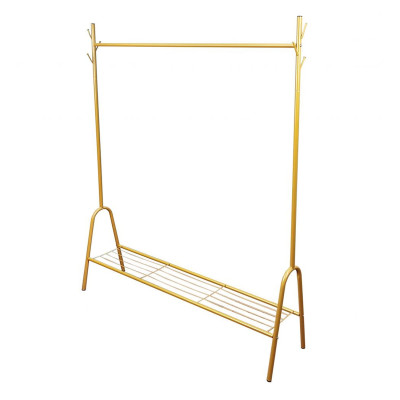 Вешалка металлическая гардеробная 160х68х30 см полка микс Baizheng Вешалка металлическая гардеробная 160х68х30 см полка микс Baizheng