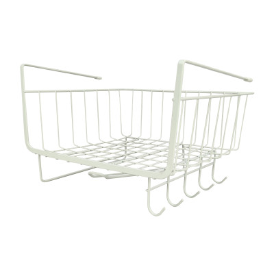 Полка металлическая для кухни подвесная 29*24,5*18,5 см белый CY-0113 Baizheng Полка металлическая для кухни подвесная 29*24,5*18,5 см белый CY-0113 Baizheng