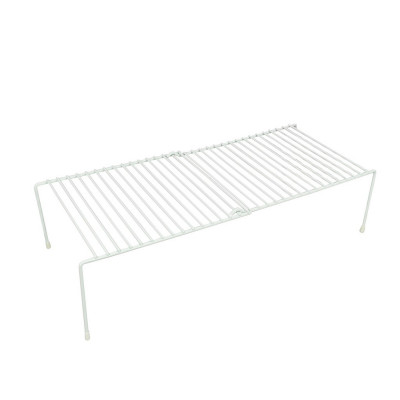 Полка металлическая настольная 24*14,5*32-55 см раздвижная для хранения белый CY-012 Baizheng Полка металлическая настольная 24*14,5*32-55 см раздвижная для хранения белый CY-012 Baizheng