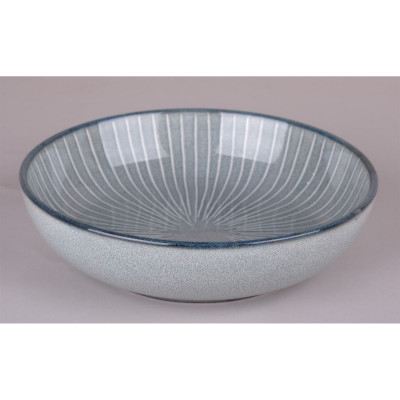 Тарелка фарфоровая суповая 19 см Gray Коралл