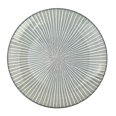 Тарелка фарфоровая обеденная 27 см Gray Коралл