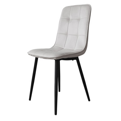 Стул металлический 88*40*50 cм до 150 кг текстиль бежевый 2 вариант Baizheng