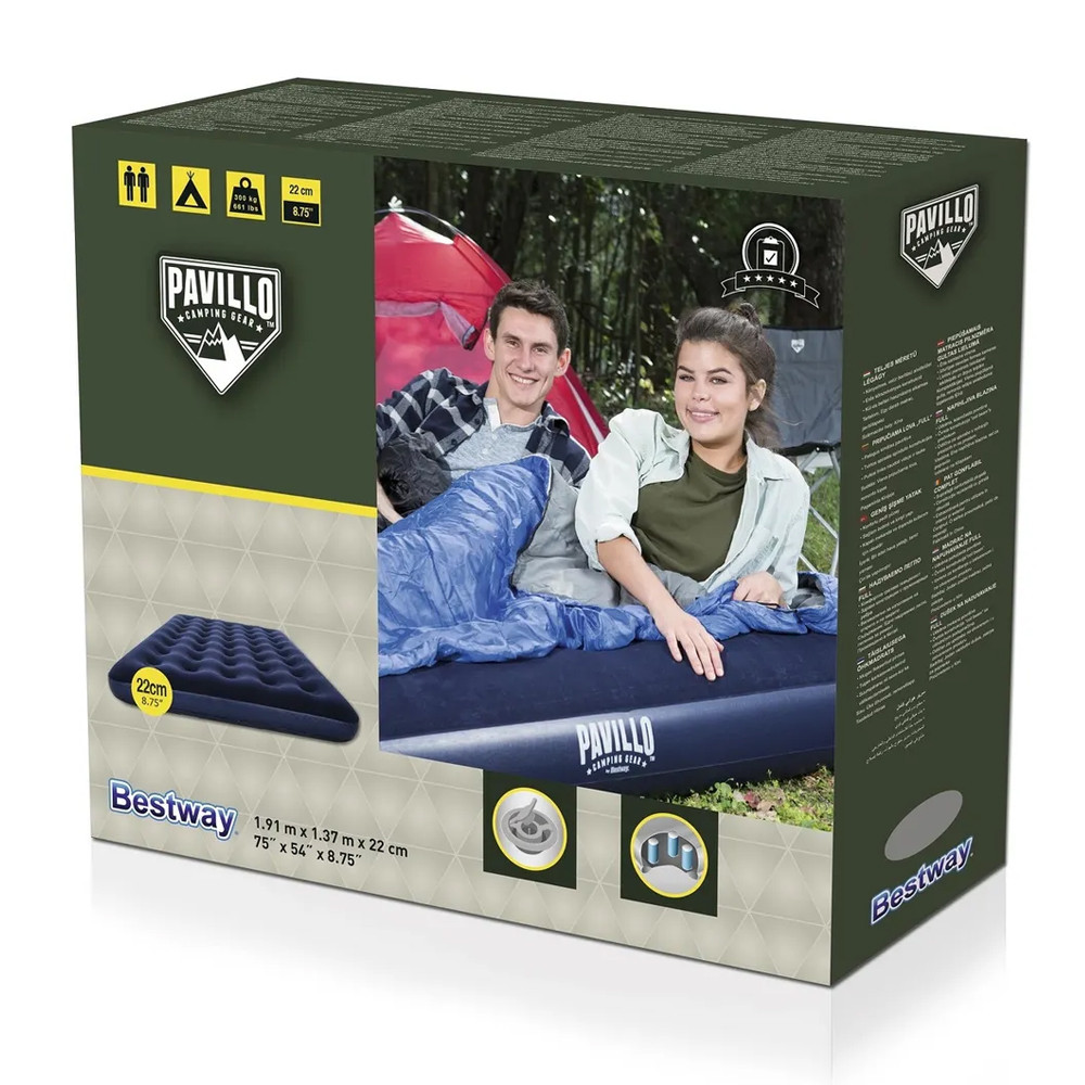Матрас надувной 191*137*22 см BestWay