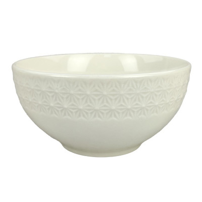 Салатник фарфоровый  14 см 610 мл без отводки Снежная королева Коралл