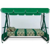 Мини картинка Качели садовые Арно-Верк Дефа Люси, зеленый, до 380кг, 2650*1430*1760мм