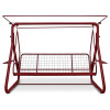 Миниатюра Качели садовые Арно-Верк Дефа Люси, бордовый, до 380кг, 2650*1430*1760мм