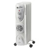 Мини фото Радиатор масляный 2 кВт 7 секций обогрев до 20 м2 вентилятор белый Classic EN-1307F Engy