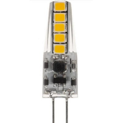 Лампа светодиодная G4 220 В 2 Вт 2700 К капсула JC-SILICON 90 лм теплый свет Rexant