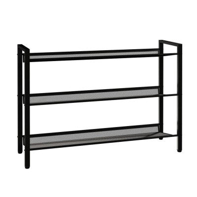 Подставка металлическая для обуви 3-х ярусная 67х27х61 см черный Торонто 23 ЗМИ