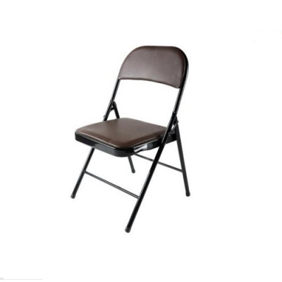 Стул металлический складной 76*46*44 cм коричневый Baizheng