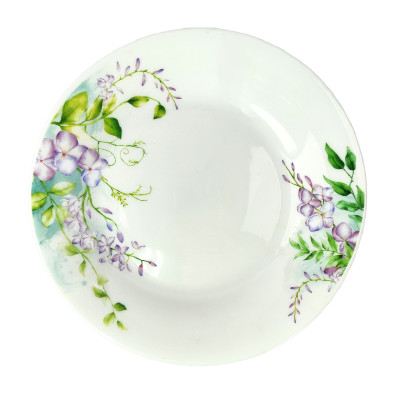 Тарелка стеклокерамическая десертная 18 см эвори Коралл