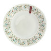 Мини фото Тарелка стеклокерамическая обеденная 24 см бело-зеленый Verdi Коралл