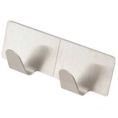 Крючок нерж сталь самоклеящийся 2,5*8 см на 2 крючка SSH-01 Рыжий кот