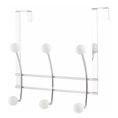 Вешалка металлическая надверная 25х23х8 см 6 крючков W4742-6H Рыжий кот