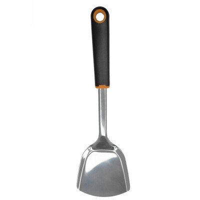 Лопатка нержавеющая сталь 32 см пластиковая ручка черно-оранжевый Baizheng Лопатка нержавеющая сталь 32 см пластиковая ручка черно-оранжевый Baizheng