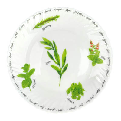 Тарелка стеклокерамическая десертная 19 см Verdi Коралл