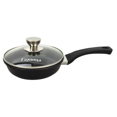 Сковорода алюминиевая 20 см стекл крышка под упак Универсальная Классик Горница Сковорода алюминиевая 20 см стекл крышка под упак Универсальная Классик Горница