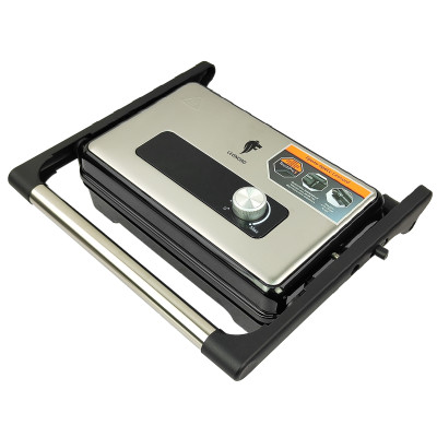 Гриль-пресс 1800 Вт съемные двусторонние пластины 28х23,5 см открытие 180° поддон Leonord