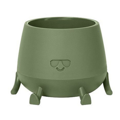 Кашпо пластиковое 0,6 л мистер крутой оливковый Bmc