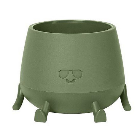 Кашпо пластиковое 0,6 л мистер крутой оливковый Bmc