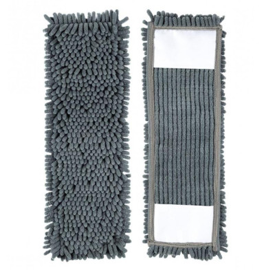 Насадка для швабры микрофибра 42*13 см лапша для модели Mop Click серый Рыжий кот Насадка для швабры микрофибра 42*13 см лапша для модели Mop Click серый Рыжий кот