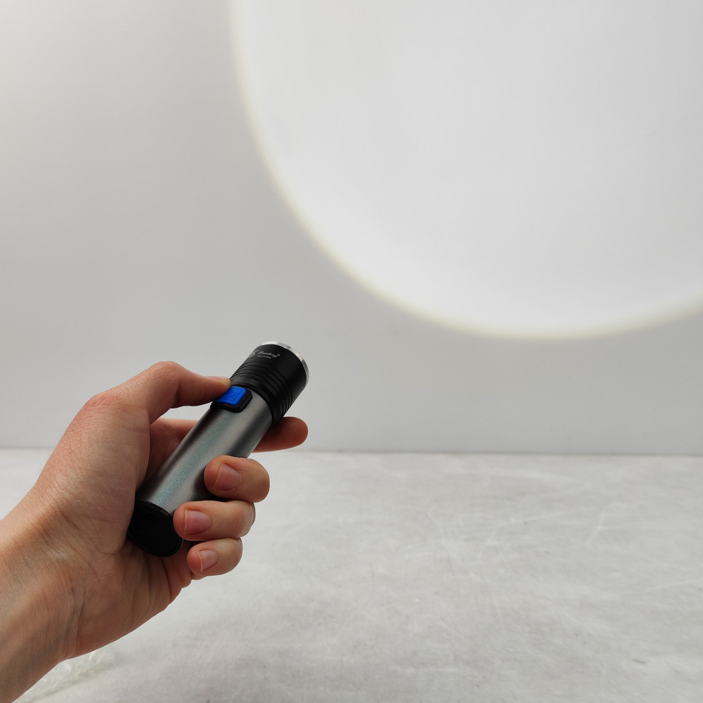 Фонарь ручной 1 led аккумуляторная батарея Baizheng