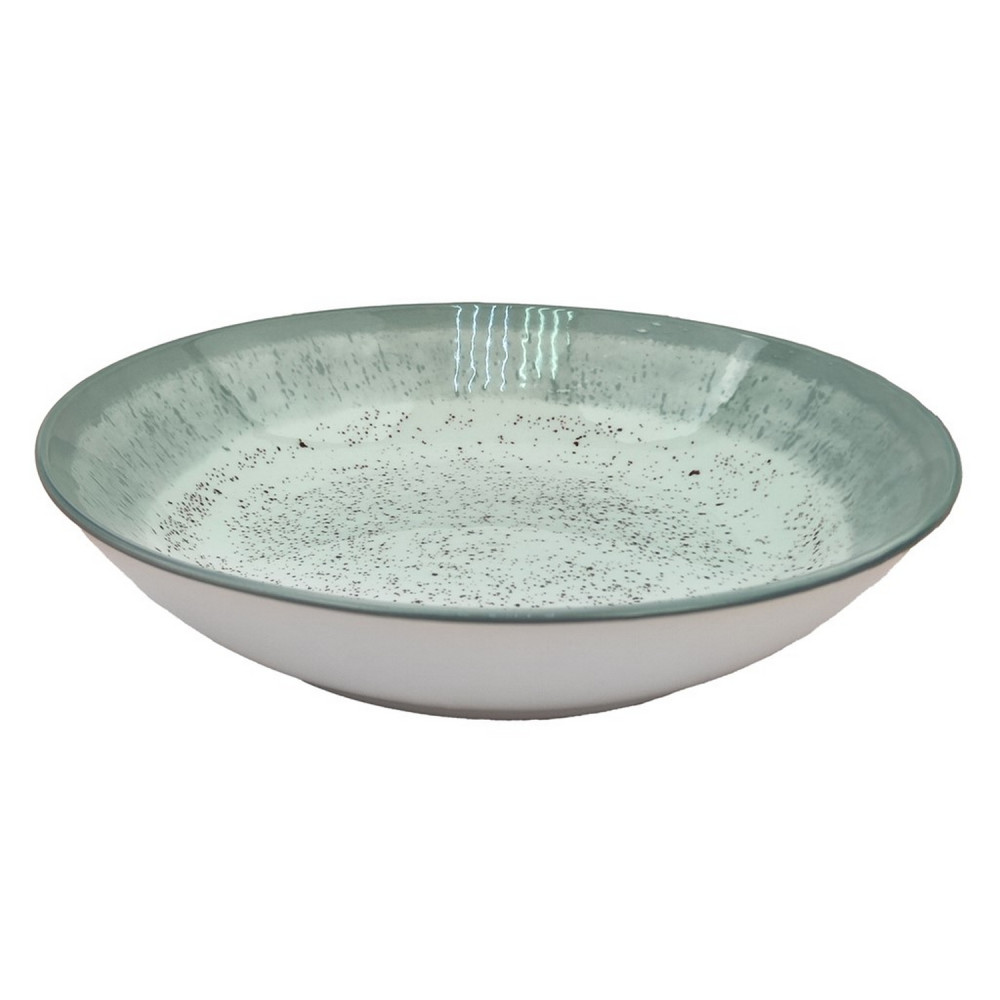 Тарелка фарфоровая суповая 20 см 800 мл Rustic grey Коралл