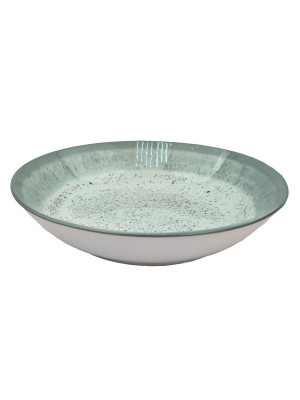 Тарелка фарфоровая суповая 20 см 800 мл Rustic grey Коралл
