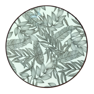 Тарелка фарфоровая обеденная 23 см Branch Коралл