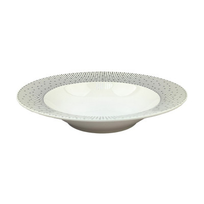 Тарелка фарфоровая суповая 23 см 450 мл Scandi Коралл