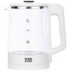 Мини фото Чайник стеклянный электрический 1,8 л 1,5 кВт подсветка белый HS-1008 HomeStar