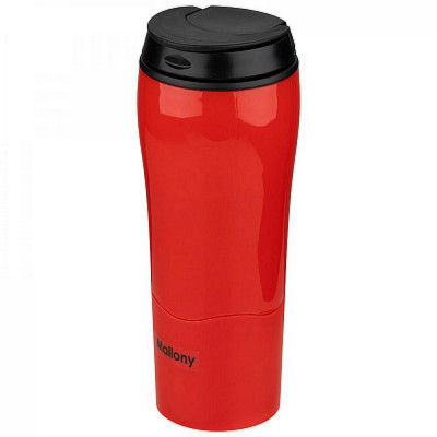 Термокружка 0,48 л пластиковаая внутри пластиковая крышка непроливайк с присоской Magnifico Mallony