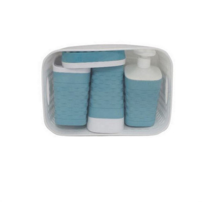 Набор пластиковый для ванной 5 предмета Полимербыт