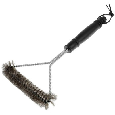 Щетка нерж сталь 30 смдля чистки решетки барбекю черный YM-111 Baizheng