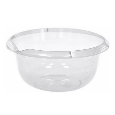 Миска пластиковая 2 л с мерным делением прозрачный Виолет