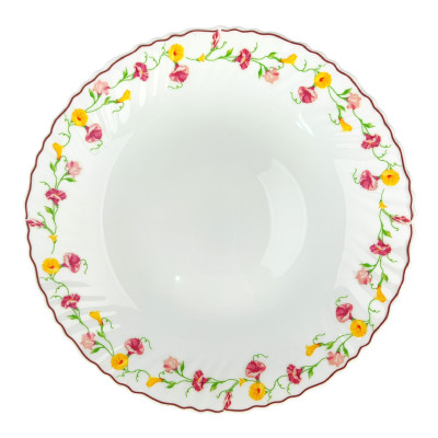 Тарелка стеклокерамическая обеденная 24 см Эльзас Chinbull Мфк