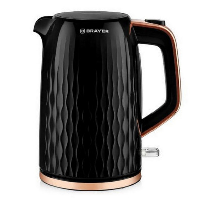 Чайник пластиковый электрический 1,7 л 3 кВт черный Strix Brayer