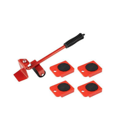 Домкрат металлический для перемещения мебели 4 тележки Park