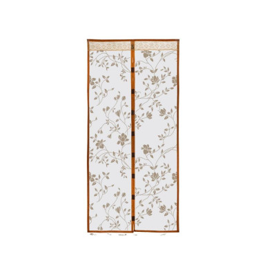 Сетка противомоскитная для дверей 1х2,1 м на магнитах Цветочный узор Капутомоскито Рыжий кот