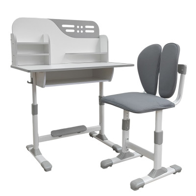 Комплект детский 105*80*50/84 см стол стульчик серый Baizheng Комплект детский 105*80*50/84 см стол стульчик серый Baizheng