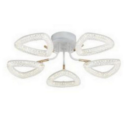 Люстра светодиодная 5 плафонов 61*16 см 80Вт 5600LM 20м2 3 цвета белый Baizheng Люстра светодиодная 5 плафонов 61*16 см 80Вт 5600LM 20м2 3 цвета белый Baizheng