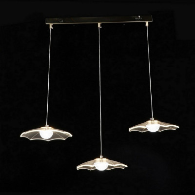 Люстра светодиодная кухонная 3 плафона 68*22*7см 60Вт 7500LM 20м2 3 цвета хром Baizheng Люстра светодиодная кухонная 3 плафона 68*22*7см 60Вт 7500LM 20м2 3 цвета хром Baizheng