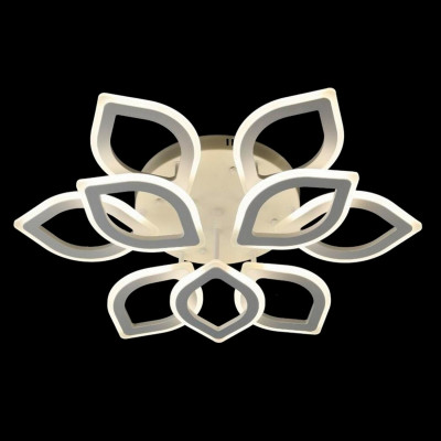 Люстра светодиодная 9 плафонов 67*12 см 126Вт 9072LM 30м2 3 цвета прило пульт белый Baizheng Люстра светодиодная 9 плафонов 67*12 см 126Вт 9072LM 30м2 3 цвета прило пульт белый Baizheng