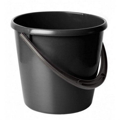 Ведро пластиковое 20 л черное Ангарск