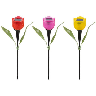 Фонарь садовый 1 led 30 см на солнечной батарее Тюльпан P-05 Фонарь садовый 1 led 30 см на солнечной батарее Тюльпан P-05