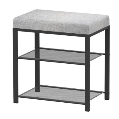 Банкетка металлическая 47х30х49 см графит Торонто 13S ЗМИ