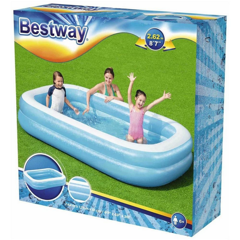 Бассейн надувной 262x175x51 см 778 л Bestway