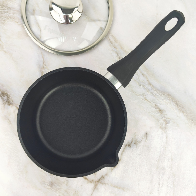 Фотография Ковш алюминиевый  1,5 л стекл крышка под упак Классик Горница